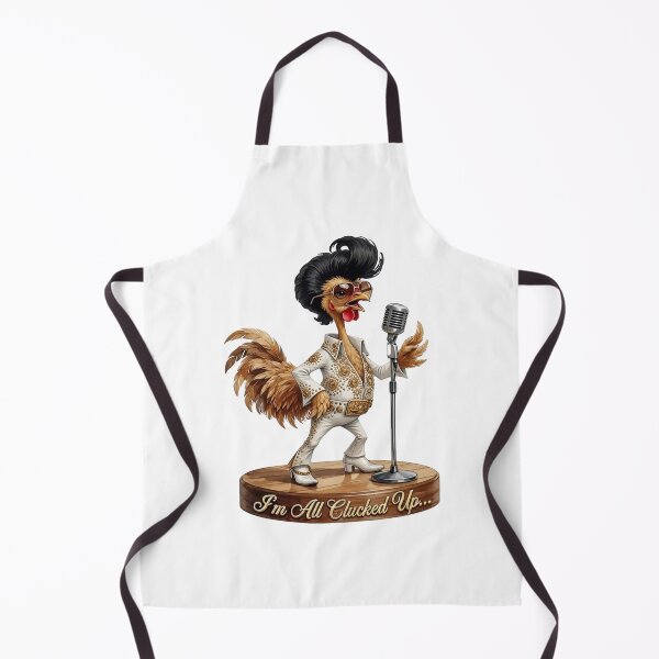 Item preview, I’m All Clucked Up – Funny Rock & Roll Rooster T-Shirt designed and sold by Classic Chaos Creations.