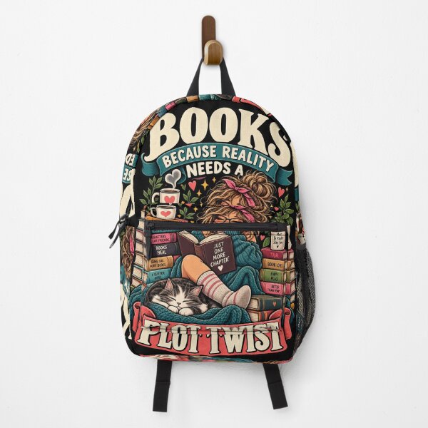 Item preview, Books Because Reality Needs A Plot Twist Cozy Reader designed and sold by Ridaelb.