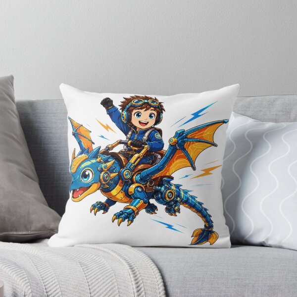 Item preview, Cyber Dragon Rider – Futuristic Dragon Adventure designed and sold by Nubian Style.