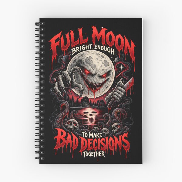 Item preview, Full Moon Bad Decisions - Horror night designed and sold by SidTastic .