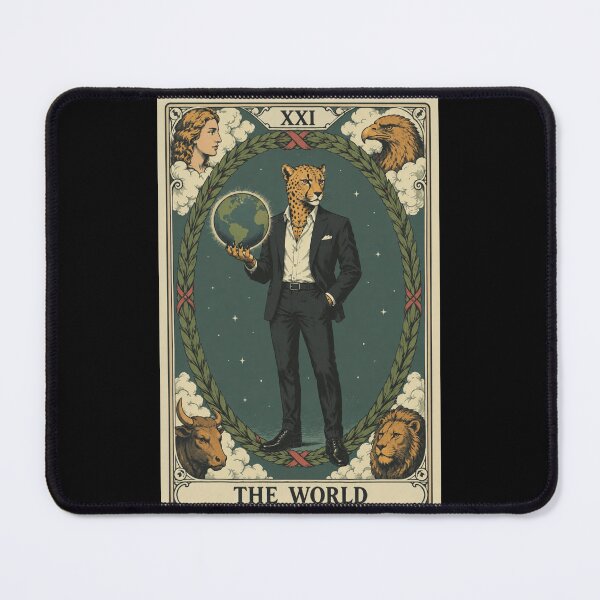 Item preview, T-Shirt The World Tarot Card – Classy Cheetah designed and sold by Animal Cosmic Society.