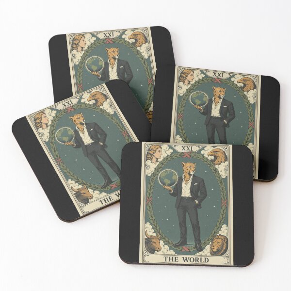 Item preview, T-Shirt The World Tarot Card – Classy Cheetah designed and sold by Animal Cosmic Society.