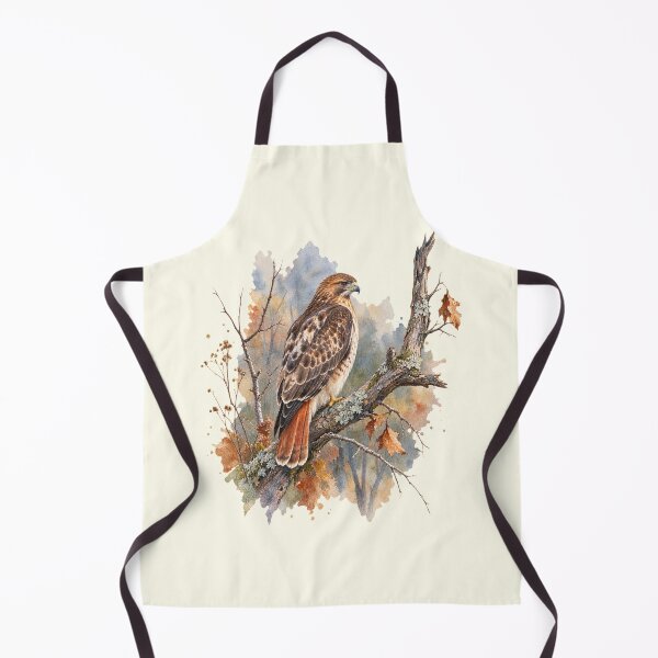 Item preview, Red-Tailed Hawk – Quiet Woodland Bird Art designed and sold by SusanSweetArt.