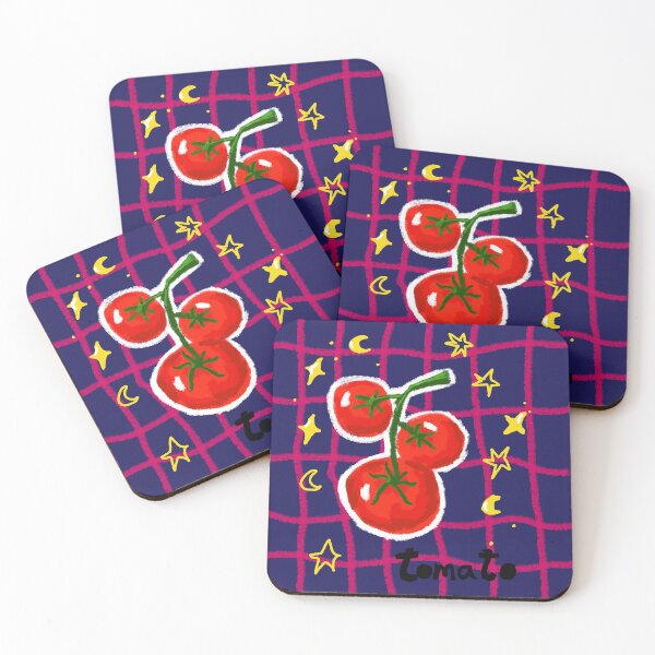 Item preview, Cute Retro Red Tomato Fruit Illustration designed and sold by Recaluna-shop.
