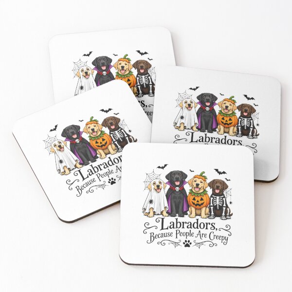Item preview, Labradors Because People are Creepy Halloween Dogs Costume designed and sold by Nannythenimfa.