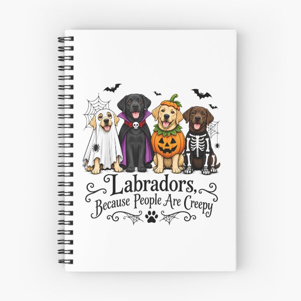 Item preview, Labradors Because People are Creepy Halloween Dogs Costume designed and sold by Nannythenimfa.