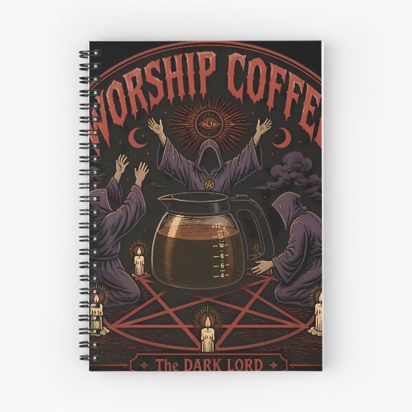 Item preview, Worship Coffee The Dark Lord Cult Design designed and sold by 4Titik.