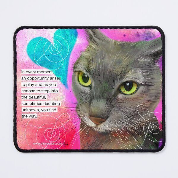 Item preview, What Love Says...Love Cat illustration designed and sold by Jennifer R. Cook.