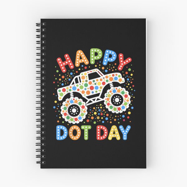 Item preview, Colorful Monster Truck Polka Dot Art Boys Kids Student designed and sold by Nannythenimfa.