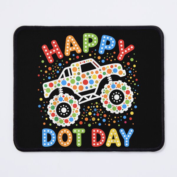 Item preview, Colorful Monster Truck Polka Dot Art Boys Kids Student designed and sold by Nannythenimfa.