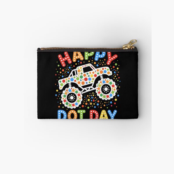 Item preview, Colorful Monster Truck Polka Dot Art Boys Kids Student designed and sold by Nannythenimfa.