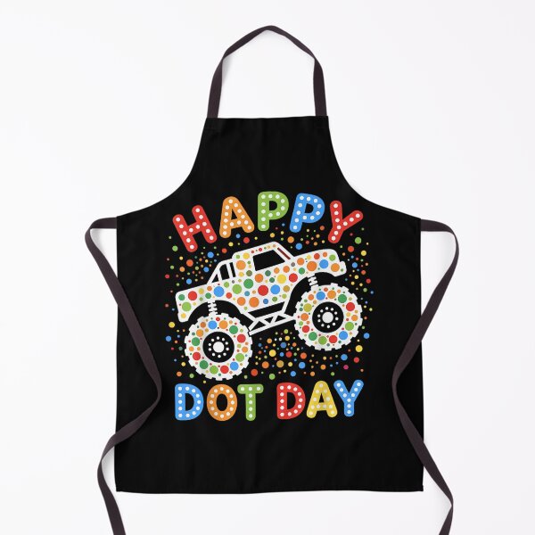 Item preview, Colorful Monster Truck Polka Dot Art Boys Kids Student designed and sold by Nannythenimfa.