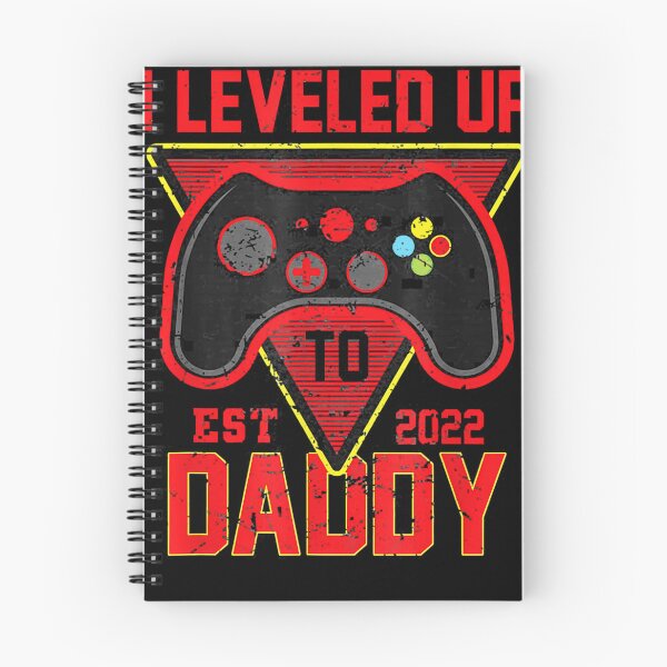 Item preview, I Leveled Up To Daddy Est 2022 designed and sold by GrimMeadows.