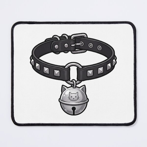 Item preview, Gothic Cat Collar with Bell Sticker designed and sold by D6rkT3chDemon.