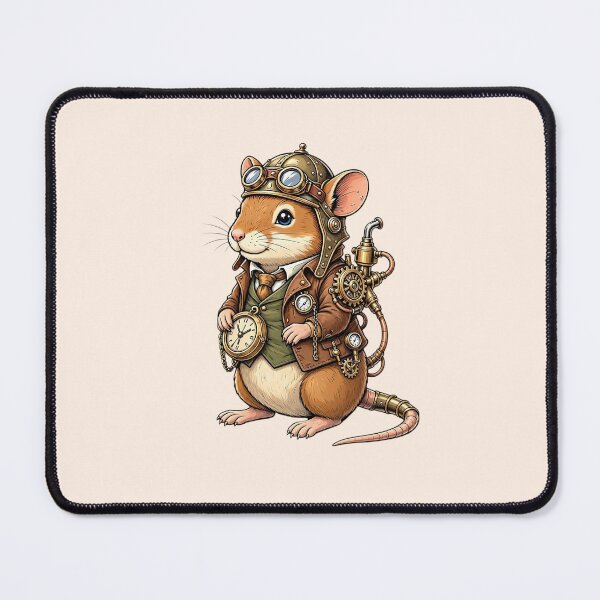 Item preview, Steampunk Mouse – Cute Mechanical Inventor designed and sold by SweetLilith.