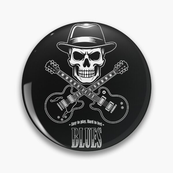 Item preview, Blues Skull designed and sold by Sarcastic Panda.