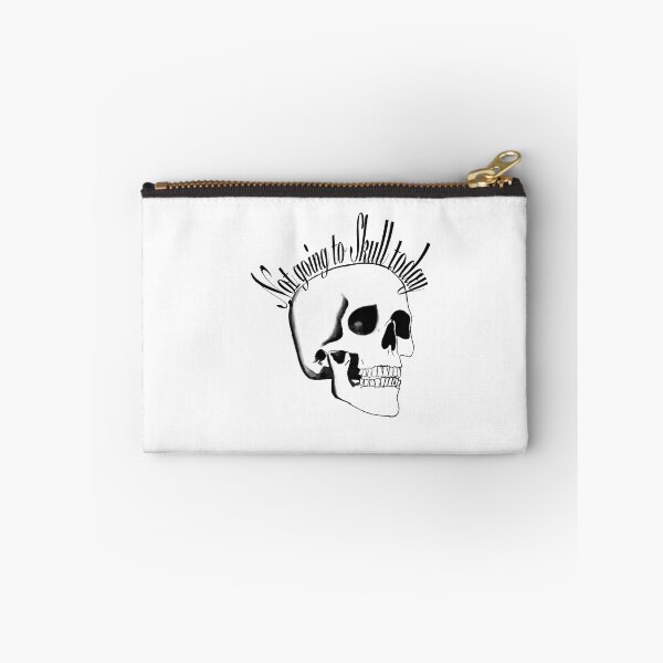 Item preview,  "Not Going to Skull Today" Funny School Pun Sticker Art designed and sold by davidmalec.