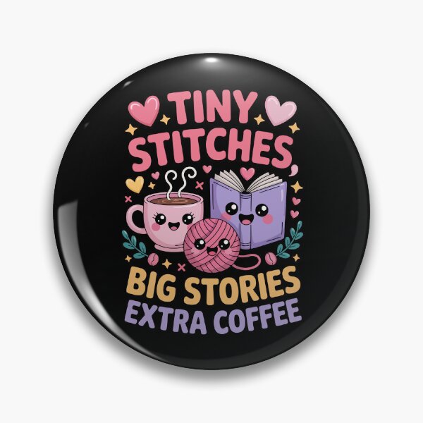 Item preview, Tiny Stitches, Big Stories, Extra Coffee   designed and sold by jkrphoto.