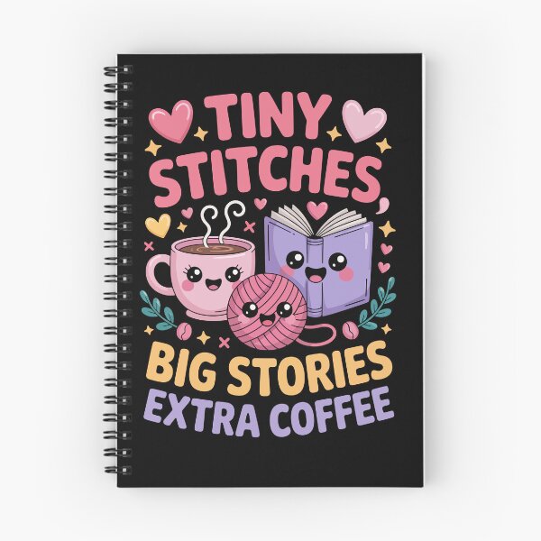 Item preview, Tiny Stitches, Big Stories, Extra Coffee   designed and sold by jkrphoto.