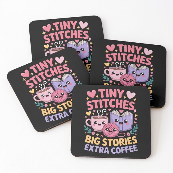 Item preview, Tiny Stitches, Big Stories, Extra Coffee   designed and sold by jkrphoto.
