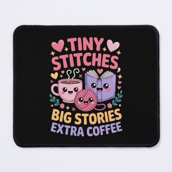 Item preview, Tiny Stitches, Big Stories, Extra Coffee   designed and sold by jkrphoto.