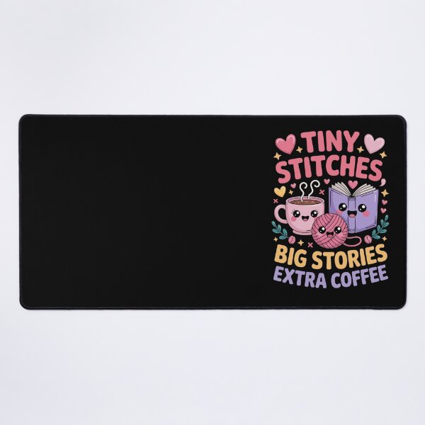 Item preview, Tiny Stitches, Big Stories, Extra Coffee designed and sold by jkrphoto.