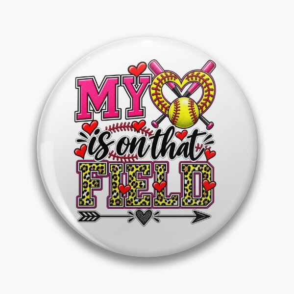 Item preview, My Heart Is On The Field baseball softball designed and sold by sibrina1.