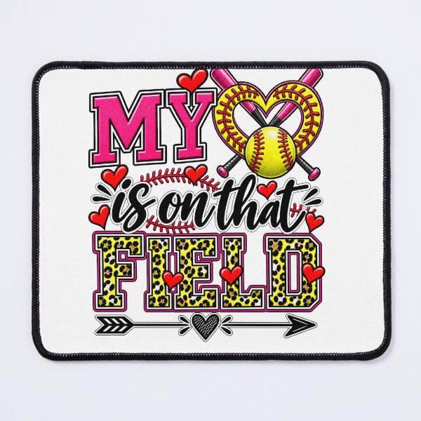 Item preview, My Heart Is On The Field baseball softball designed and sold by sibrina1.