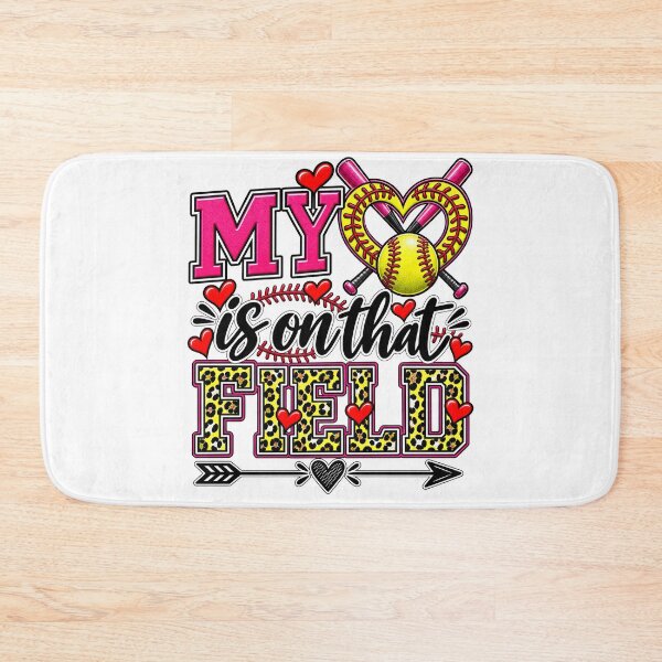 Item preview, My Heart Is On The Field baseball softball designed and sold by sibrina1.