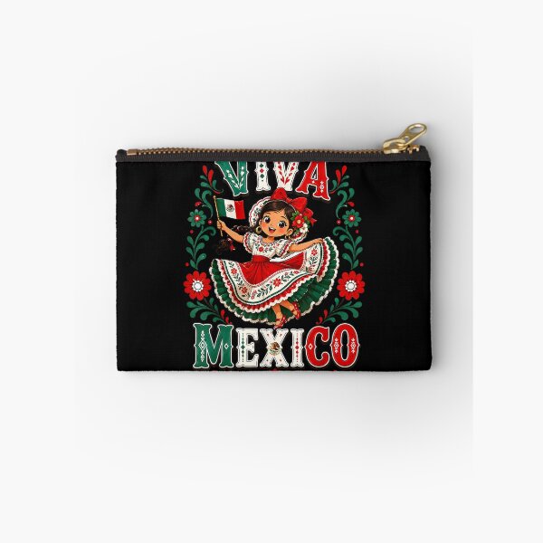 Item preview, Mexican Girl Flag Independence Day Girl Kids Viva Mexico designed and sold by Nannythenimfa.