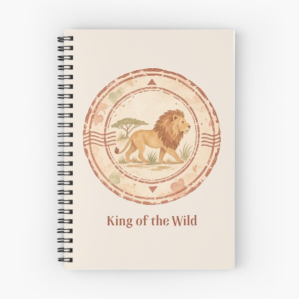 Item preview, King of the Wild African Lion Seal designed and sold by mycute-stickers.