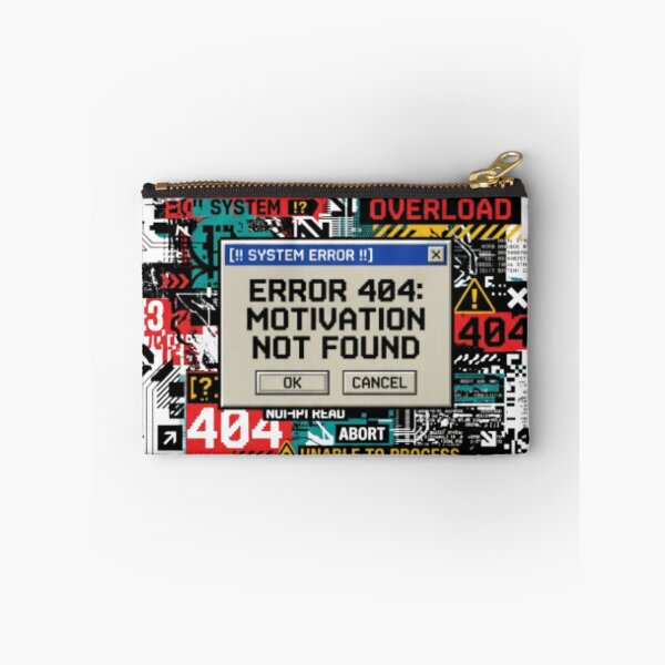 Item preview, Error 404: Motivation Not Found Anti-Design and Chaotic Typo designed and sold by sbsteam2000.