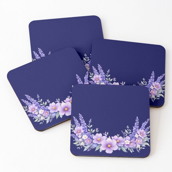 Item preview, Purple Floral Botanical Pattern – Elegant Wildflower Garden Design designed and sold by PeacefulD-signs.