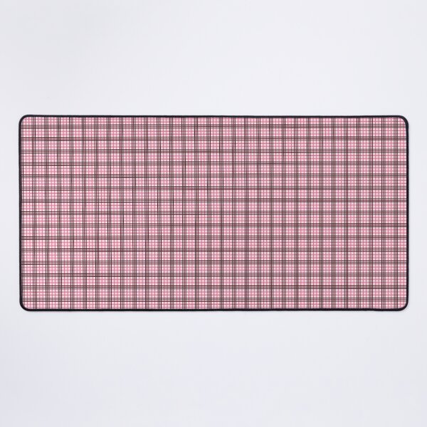 Item preview, Dark Brown and Pink Windowpane Plaid Pattern | Retro 90s Grunge Plaid Pattern in Brown and Pink | Preppy School Girl Style Plaid Grid Design | Brown and Pink Tartan Grid designed and sold by VivaFy.