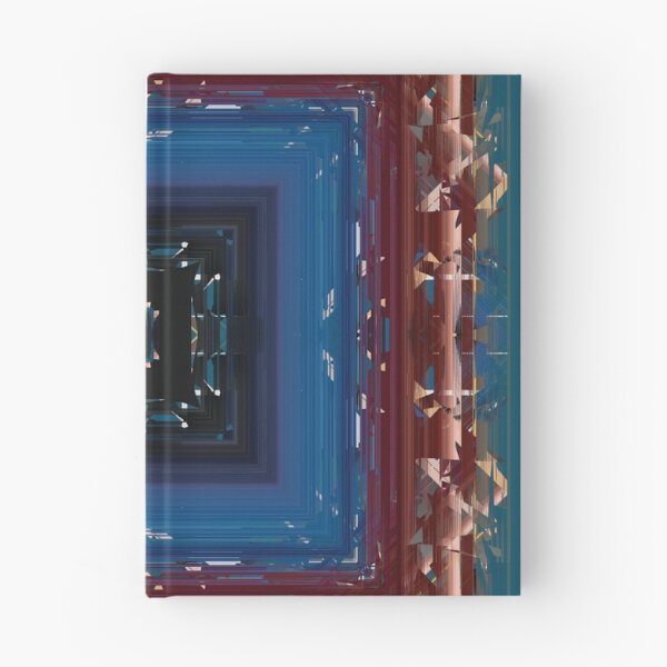 Item preview, Geometric Depth – Abstract Blue and Burgundy Digital Design designed and sold by ScreenPin.