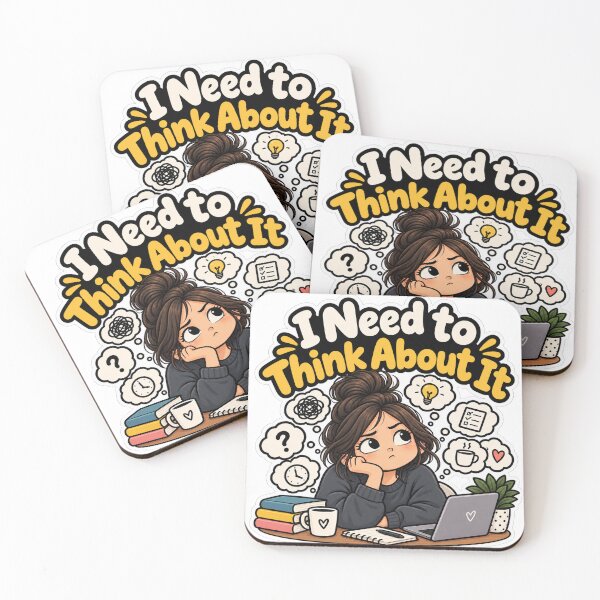 Item preview, I Need to Think About It – Funny Overthinking & Decision Making Sticker designed and sold by Pixel & Ponder.