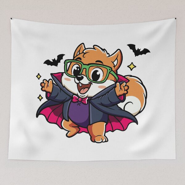 Item preview, Cute Squirrel Vampire designed and sold by mex-art.
