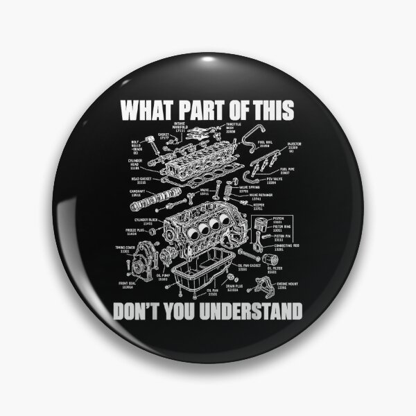 Item preview, What Part of This Don’t You Understand Engine Diagram designed and sold by Nannythenimfa.