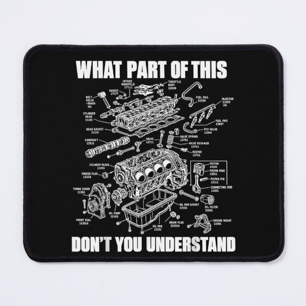 Item preview, What Part of This Don’t You Understand Engine Diagram designed and sold by Nannythenimfa.