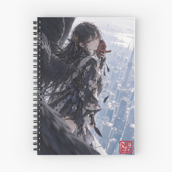 Item preview, Black Wing Tengu – Japanese Yokai Above the City designed and sold by Neo Edo Studio.