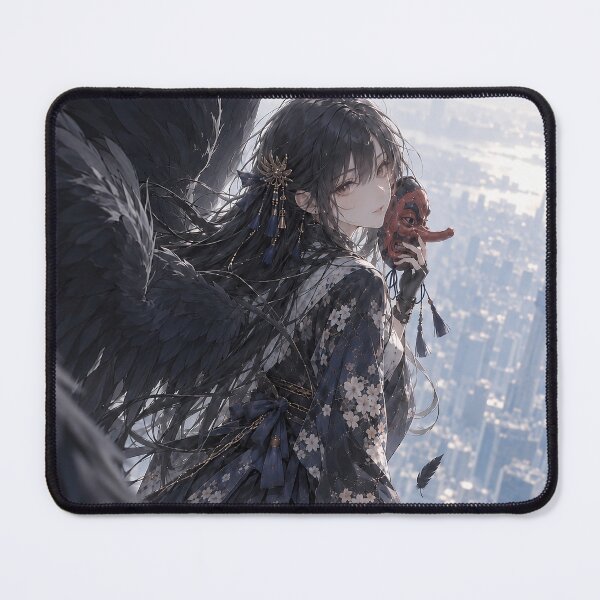 Item preview, Black Wing Tengu – Japanese Yokai Above the City designed and sold by Neo Edo Studio.