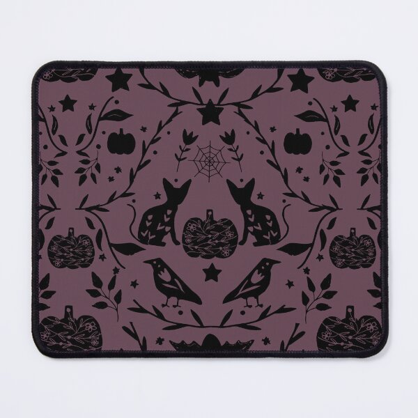 Item preview, Opulent Halloween Woodland Toss - Aubergine & Black designed and sold by susycosta.