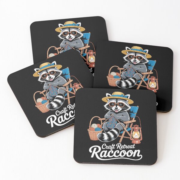 Item preview, Craft Retreat Raccoon   designed and sold by jkrphoto.