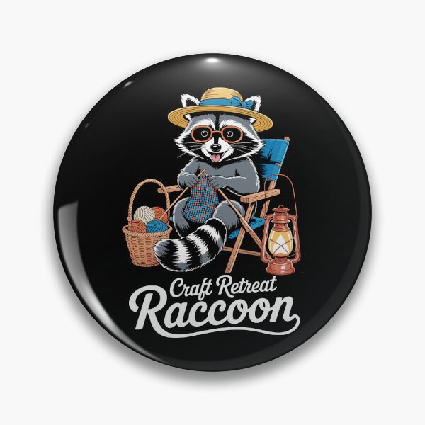 Item preview, Craft Retreat Raccoon   designed and sold by jkrphoto.