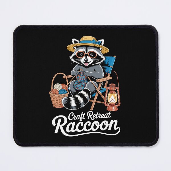 Item preview, Craft Retreat Raccoon designed and sold by jkrphoto.