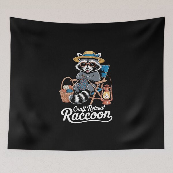 Item preview, Craft Retreat Raccoon   designed and sold by jkrphoto.