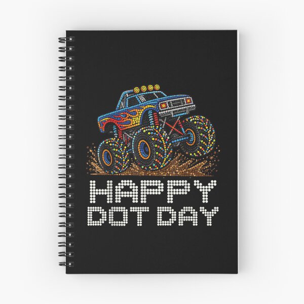 Item preview, Happy Dot Day Polka Dot Monster Truck Art for Boys Kids designed and sold by Nannythenimfa.