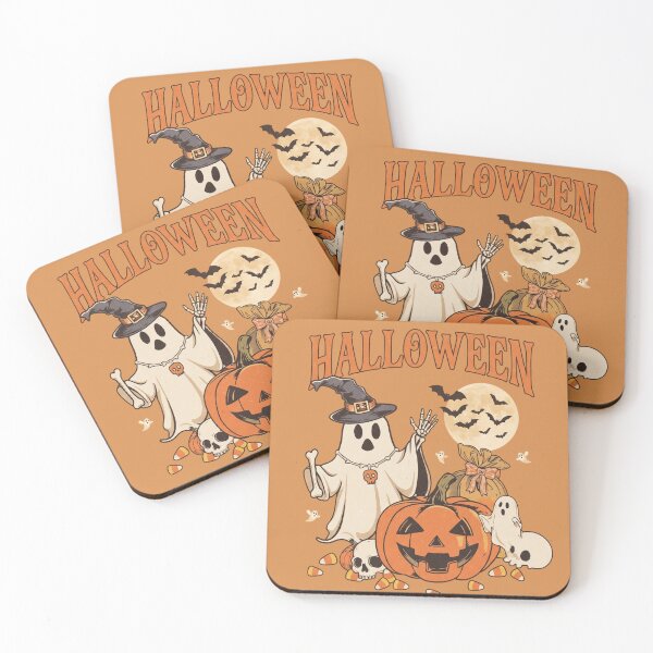 Item preview, Halloween Ghosts, Pumpkin & Witch – Vintage Spooky Halloween designed and sold by TeeBlooms.