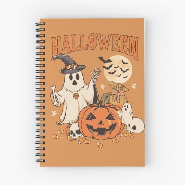 Item preview, Halloween Ghosts, Pumpkin & Witch – Vintage Spooky Halloween designed and sold by TeeBlooms.