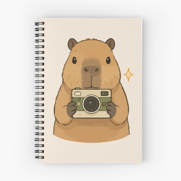Item preview, Capybara Cartoon Photography Camera Funny  designed and sold by stylishdzign.
